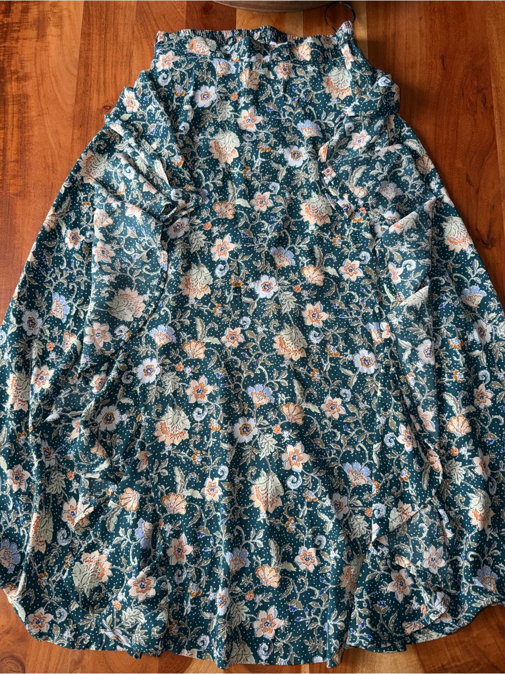 Shyanne Patterned Floral Midi Skirt